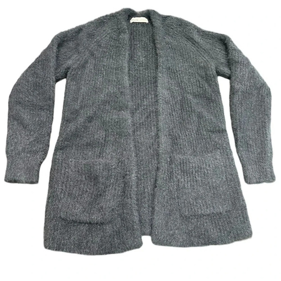 Anthropologie Sweaters - Anthropologie Sleeping on Snow open cardigan. Dark gray, size XS. NWOT